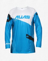 Motokrosov dres ALIAS MX A1 STANDARD neonov modro/bl 17