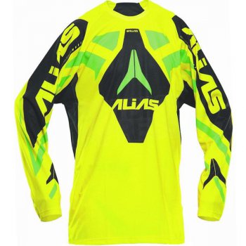 Motokrosov dres ALIAS MX A1 luto/neonov zelen