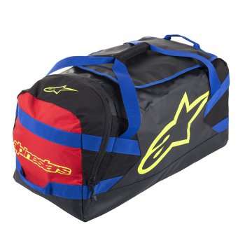 ALPINESTARS Goanna Duffle Bag - black/blue/red/yellow fluo