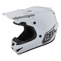 Troy Lee Designs MX Helmet SE4 Polyacrylite MIPS Mono - White