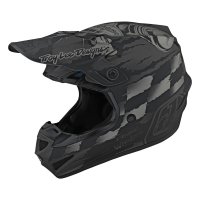 Troy Lee Designs MX Helmet SE4 Polyacrylite MIPS Strike - Grey/Silver