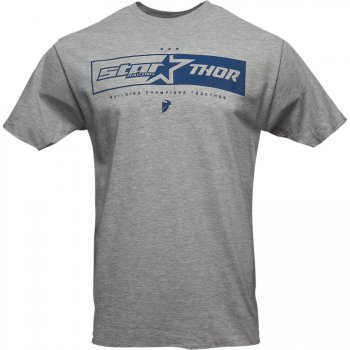 THOR Star Racing Unite Tee - heather grey