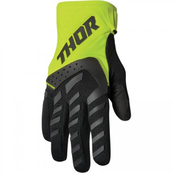 THOR Spectrum Rukavice 22 - black/acid