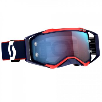 SCOTT PROSPECT Retro Blue/Red 2021 brle - Blue Chrome Lens