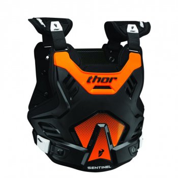 Chrni hrudi Thor Sentinel GP Black/Orange M/L