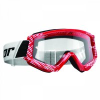 THOR Combat Goggle - cap red/white