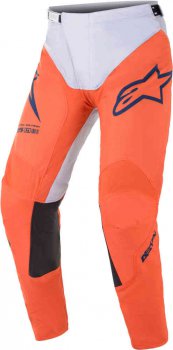 Kalhoty Alpinestars RACER BRAAP oranžová/světle šedá/tmavě modrá 21