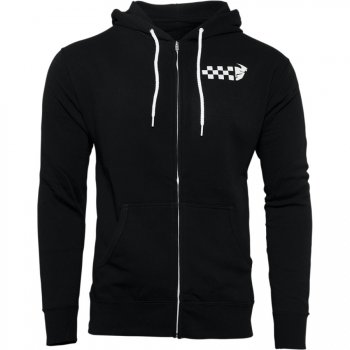 THOR Checkers Zip Up Mikina - black