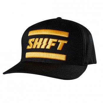 Shift 3LACK Label Flexfit Hat black