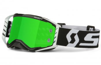 SCOTT PROSPECT Black/White 2021 brle - Green Chrome Lens