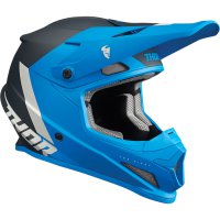 THOR SECTOR CHEV BLUE/LIGHT GRAY HELMET 22