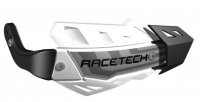 Chrániče páček RACETECH FLX ATV/QUAD bílé