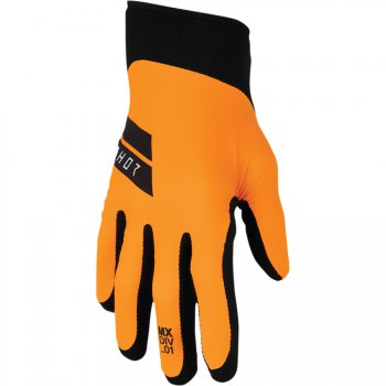 THOR Agile Rukavice 22 - flo orange/black