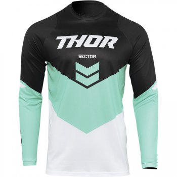 THOR Sector Chev Dres 22 - black/mint