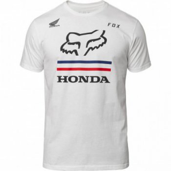 Triko FOX Honda Premium Tee Optic White