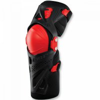 THOR Force XP Knee Guard - black/red