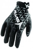Moto rukavice ALIAS MX AKA černé/stříbrné
