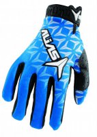 Moto rukavice ALIAS MX AKA modré