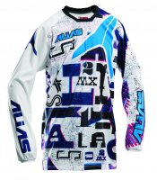 Motokrosov dres ALIAS MX A2 WRITTEN modr