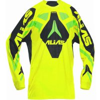 Motokrosový dres ALIAS MX A1 žluto/neonově zelený