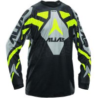 Motokrosov dres ALIAS MX A1 erno/neonov lut