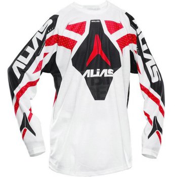 Motokrosový dres ALIAS MX A1 bílo/červený