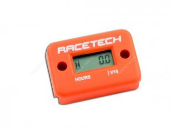 měřič motohodin Racetech (oranžový)