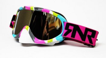 RNR Hybrid tear-off/mirror lens brle - ROCKY