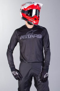 Dres Alpinestars FLUID GRAPHITE ern/ed 21