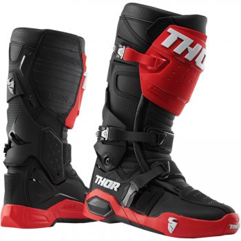 Boty THOR Radial MX red/black