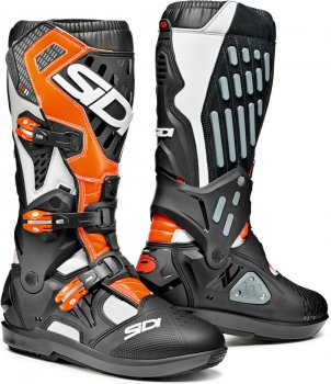 Boty Sidi ATOJO SRS White/Black - Orange Fluo