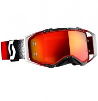 SCOTT PROSPECT White/Red Goggle - Orange Chrome Lens