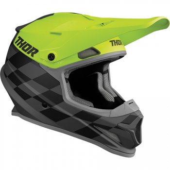 THOR SECTOR BIRDROCK GRAY/ACID HELMET 22