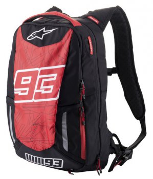 BATOH ALPINESTARS JEREZ EDICE MARC MARQUEZ ČERNÁ/ČERVENÁ OBJEM 25 L