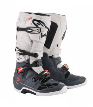 Boty Alpinestars TECH 7 tmav ed/svtle ed/erven fluo