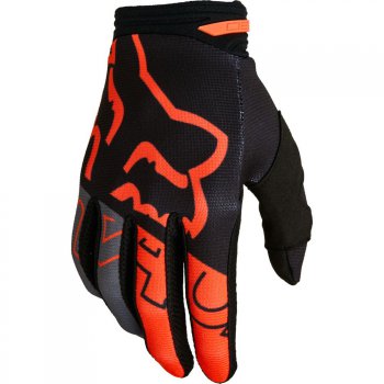 FOX 180 Skew Rukavice 22 - black/orange