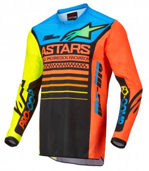 Dres Alpinestars RACER COMPASS ERN/LUT FLUO/KORLOV 22