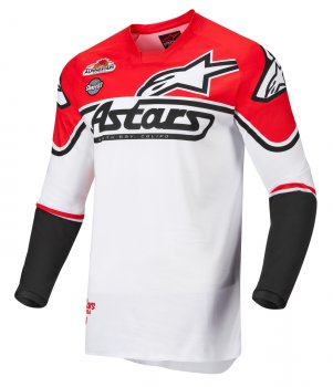 Dres Alpinestars RACER FLAGSHIP bl/erven fluo/ern 22