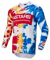 Dres Alpinestars RACER SQUAD BL/ERVEN/LUT/TYRKYSOV 22