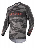 Dres Alpinestars RACER TACTICAL černá/šedá maskáčová/žlutá fluo 22