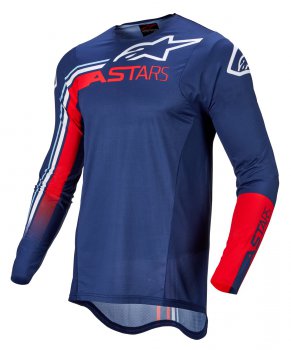 Dres Alpinestars SUPERTECH BLAZE tmav modr/erven/bl 22