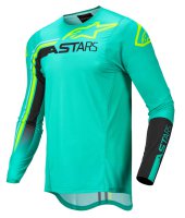 Dres Alpinestars SUPERTECH BLAZE zelen/ern/lut fluo 22