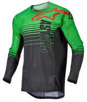 Dres Alpinestars TECHSTAR PHANTOM ern antracit/zelen neon 22