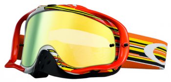 OAKLEY Crowbar Goggle glitch orange/yellow/24K iridium/clear