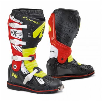 Moto boty FORMA TERRAIN TX erno/lut fluo/erven