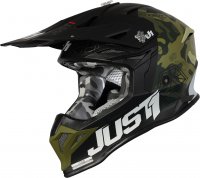 Moto pilba JUST1 J39 KINETIC matn camo army zeleno/ern