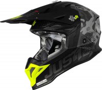 Moto pilba JUST1 J39 KINETIC matn camo fluo luto/erveno/ern