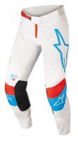 Kalhoty Alpinestars TECHSTAR BÍLÁ/MODRÁ NEON/ČERVENÁ 22