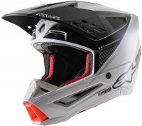 Přilba Alpinestars S-M5 Rayon světle šedá 21