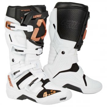 MX boty LEATT BOOT 4.5 White/Black